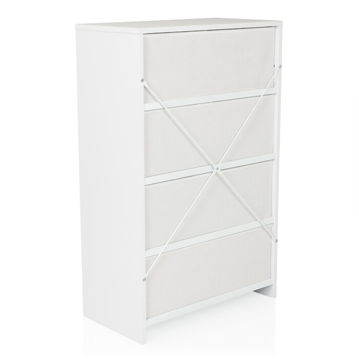 Комод ESTORIA 58x30x91см 4 відділення білий hjh LIVING