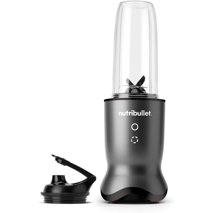 Nutribullet персональний блендер 1000 Вт, тиха робота, 900 мл Tritan Renew, сенсорне керування, темно-сірий, EU версія