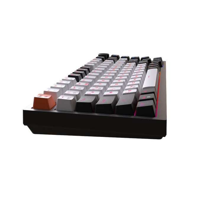 Дротова механічна клавіатура GamePro MK160 V2 Warden QLAB Sakura Black (MK160-V2-B-QS)