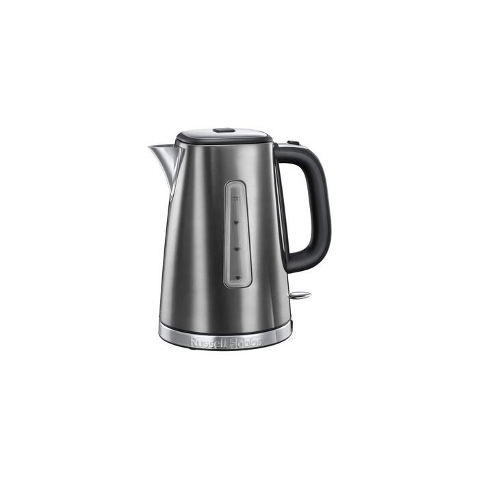 Електричний чайник Russell Hobbs Luna 23211-70 з нержавіючої сталі, 1.7 л, 2400 Вт, сірий