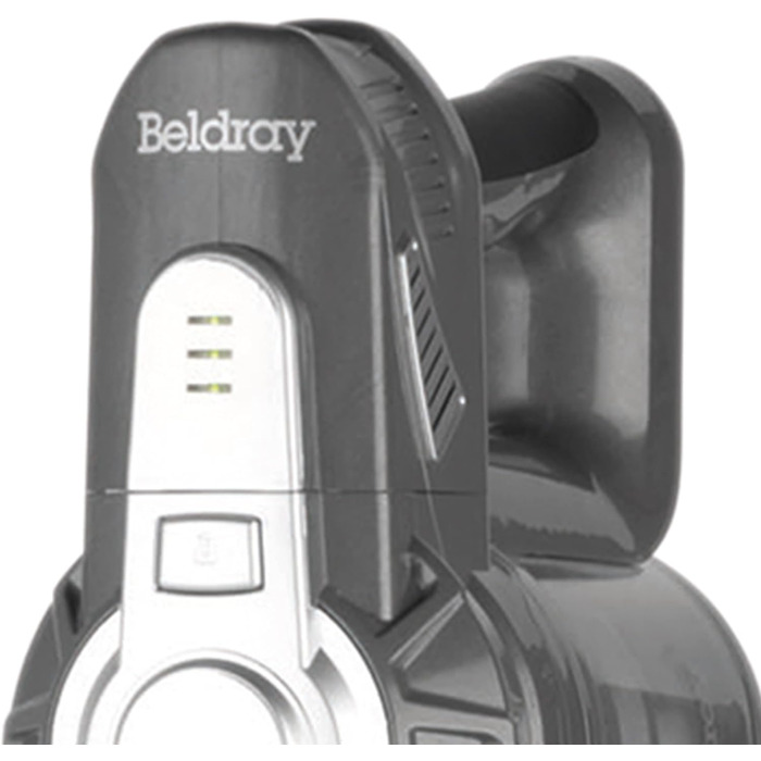 Акумуляторний пилосос Beldray Turbo Plus 22,2 В, 0,5 л, для різних поверхонь, моторизована щітка, LED-підсвітка, до 45 хв роботи, без мішка