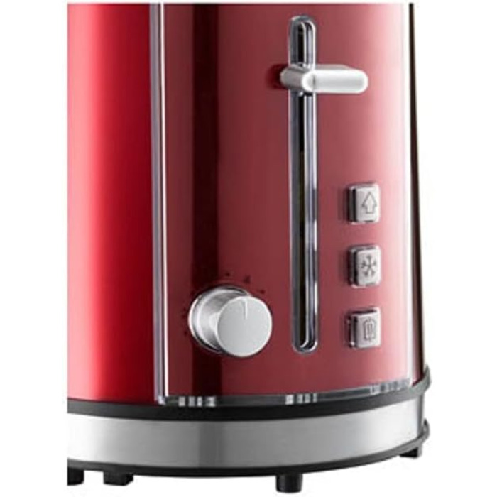 Тостер Grundig TA 6330 Red Sense, 1 відділення, 18×32×20 см, червоний