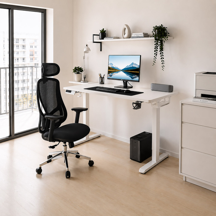 Крісло Mealux Flow Fabric Black (арт. HF-B30 F/B)