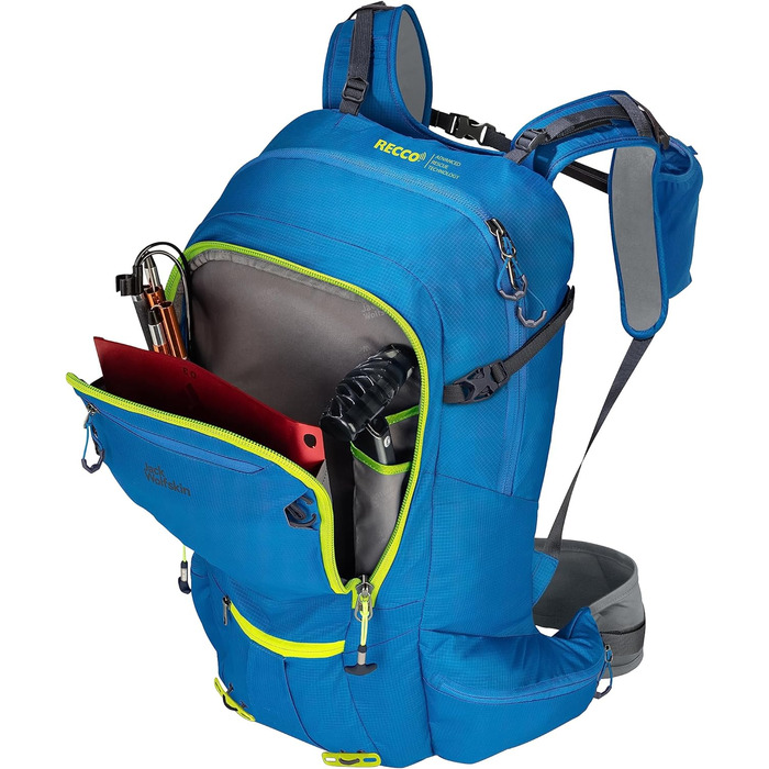 Рюкзак Jack Wolfskin Alpspitze Pack 32L Blue Pacific для сноуборду, туристичний, синій