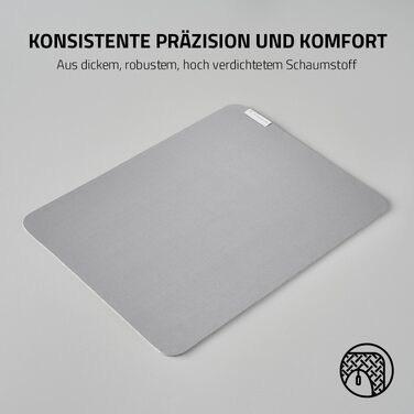 Ігровий килимок для миші Razer Pro Glide (сірий) — м'який килимок для офісу та продуктивності, мікротканина, протиковзаючий гумовий основу, 940 x 410 x 3 мм