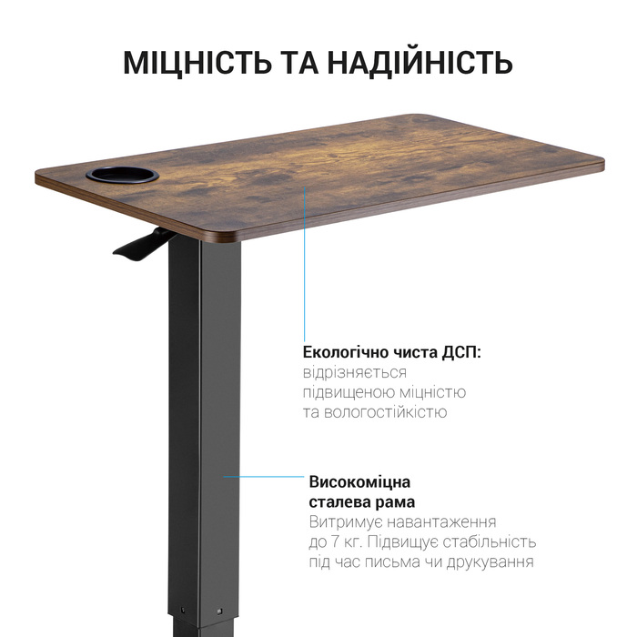 Офісний стіл з регулюванням висоти OfficePro ODM366B