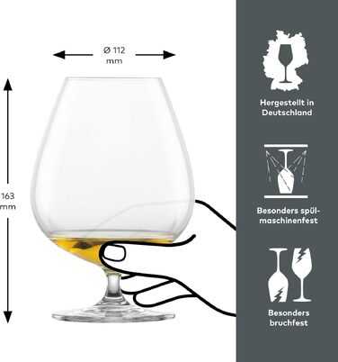 Набір келихів для коктейлів та коньяку SCHOTT ZWIESEL Bar Special, Tritan-кришталь, 4 шт, Німеччина