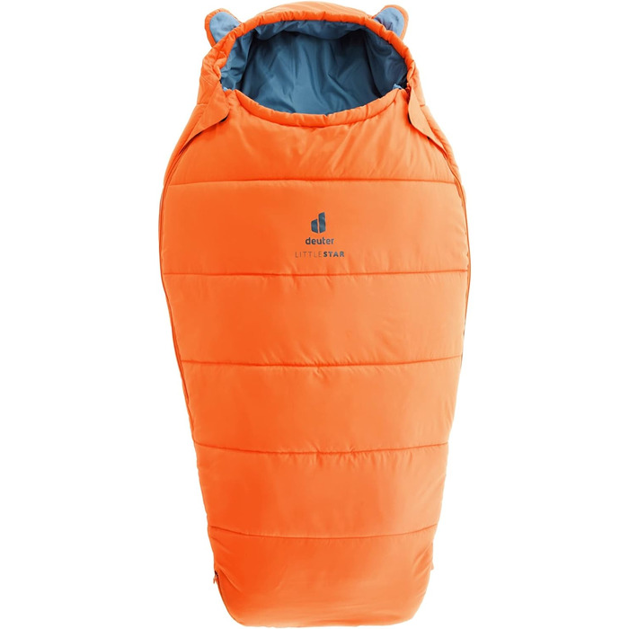 Дитячий спальний мішок Deuter Little Star 3720021, жовто-синій, ліва блискавка
