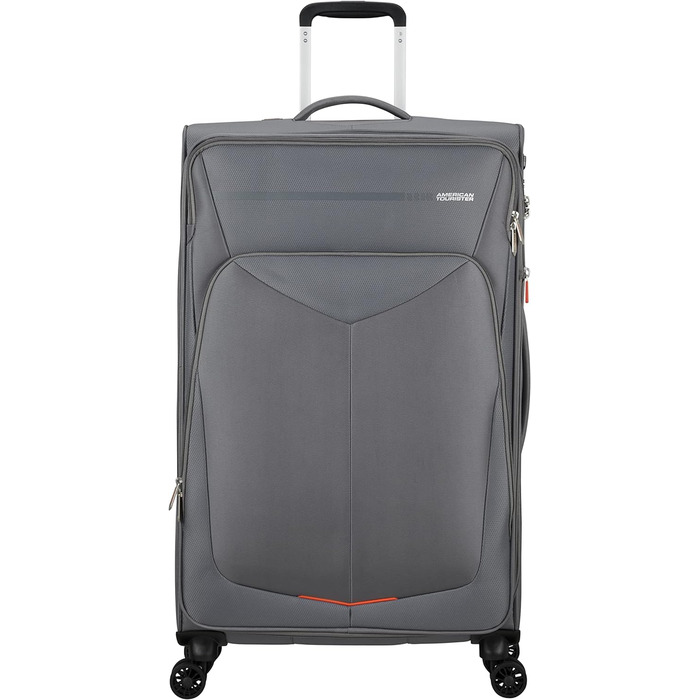 Валіза American Tourister SummerFunk Spinner L розширювана, 79 см, 109.5/119 л, сіра (Titanium Grey)