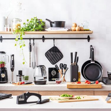 Набір дерев'яних обробних дощок MasterChef, з жолобом для соку, зручна ручка, 2 шт, велика (38,5x27,5 см) і середня (34x23,5 см), для кухні, підходять для посудомийки