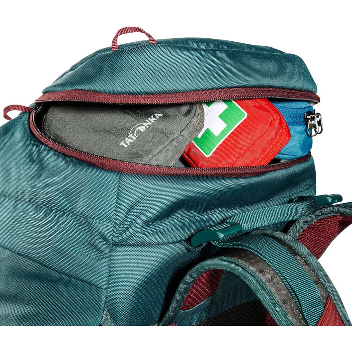 Рюкзак для походів Tatonka Hike Pack 32 л з вентиляцією спини та дощовиком, легкий і зручний туристичний рюкзак, чорний/сірий