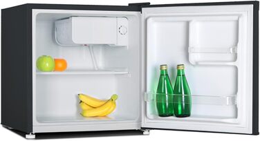 CHIQ Mini Bar: Компактний міні-холодильник 46 л з регулюванням температури, 39 дБ, для офісу, кемпінгу, спальні, готелю, чорного кольору
