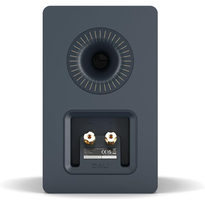 DALI KUPID Premium: Компактні поличні Hi-Fi колонки (пара) – карамельно-білі з блакитним акцентом, з кріпленням на стіну