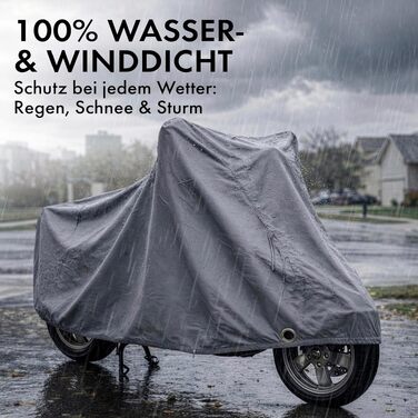 Водонепроникний чохол для мотоцикла та скутера Vespa All Weather (S), сріблястий, 185x90x110 см — всесезонний захисний покрив