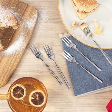 Набір столових приборів Russell Hobbs Vienna 24 предмети з нержавіючої сталі на 6 осіб: ножі, виделки, ложки (десертні та столові), дзеркальне полірування, придатний для мийки в посудомийній машині