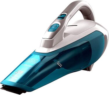 Акумуляторний ручний пилосос Black+Decker WDA315J 10.8В 1.5Аг, 2-в-1, для вологого та сухого прибирання, безмішковий, синьо-білий Dustbuster