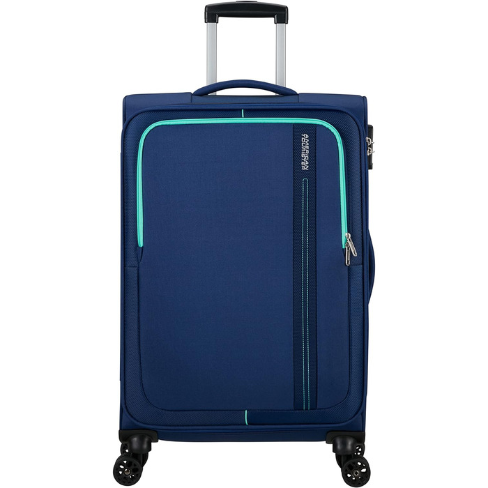 Валіза American Tourister Sea Seeker Spinner M 68 см 61 л синя (Combat Navy)