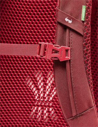 Жіночий туристичний рюкзак VAUDE Skomer 24L з вентиляцією спини та дощовиком, універсальний розмір, колір Hotchili