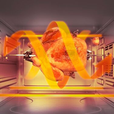 Міні-піч Cecotec Bake&Toast 1090 White 46л з грилем та таймером 60 хв, 1000 Вт, до 230°C