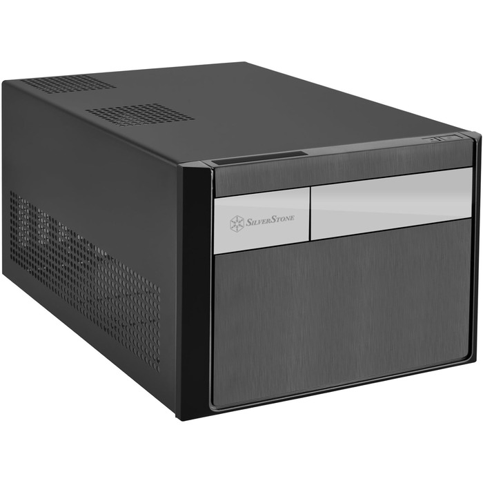 Комп'ютерний корпус SilverStone SST-SG11B Sugo Micro ATX Cube, чорний