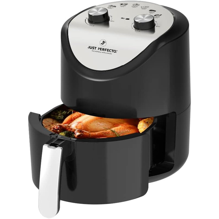 Аерофритюрниця Just Perfecto 3,5 л, 1200 Вт, 7 програм, до 200°C, без олії, для картоплі фрі, здорове приготування