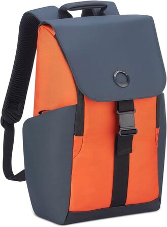 Міський рюкзак DELSEY PARIS SECURFLAP 21 л, 45x31x14 см, помаранчевий, м'який корпус