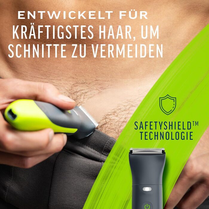 Veet Men Intimate Trimmer – Триммер для інтимної зони чоловічий, водонепроникний, для тіла та обличчя
