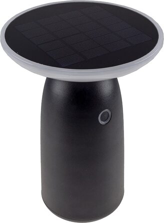 Сонячна настільна лампа ChiliTec з акумулятором, IP44, 22,5 см, диммована, USB-C, сенсор сутінків, тепле світло
