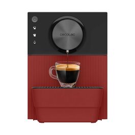 Компактна автоматична кавомашина Cecotec Cremmaet Cube Red, 1350 Вт, 19 бар, з сенсорним керуванням та системою попереднього змочування