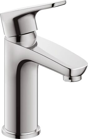 Змішувач для ванної кімнати Duravit B.1, висота виливу 110 мм, керамічна картридж, хром (без зливного механізму)