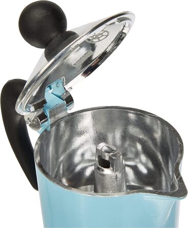 Кавоварка Bialetti Rainbow, алюмінієва, блакитна, на 1 чашку