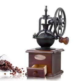 Кавомолка ручна ретро Kaffeemühle з дерева та чавуну для кави в зернах, еспресо
