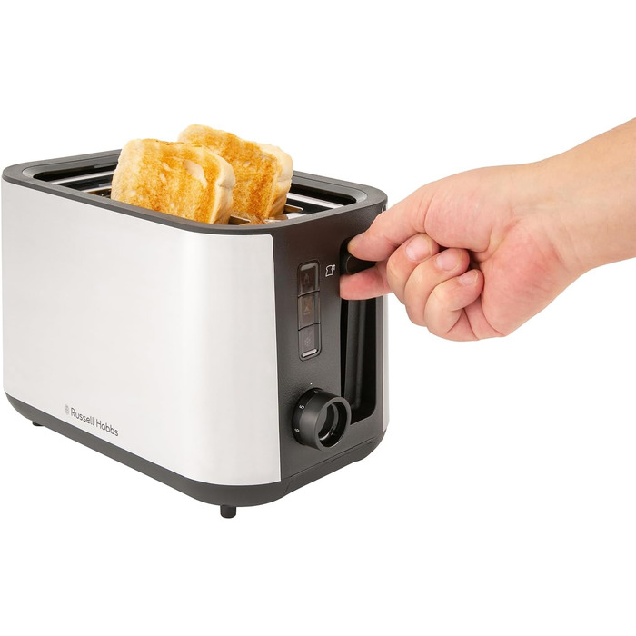 Тостер Russell Hobbs Classics 27390 з широкими слотами, 6 режимів підсмажування, нержавіюча сталь