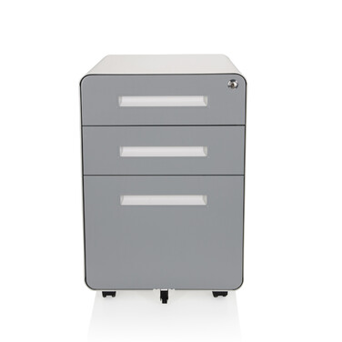 Контейнер на колесах COLOR PLUS I Metall weiß / grau від hjh OFFICE