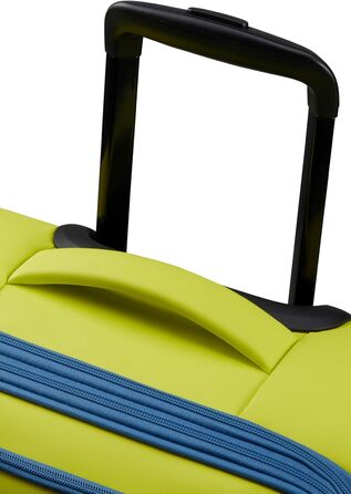 Валіза American Tourister Daring Dash Spinner S, розширювана, 55 см, 39/46 л, зелено-синя, ручна поклажа