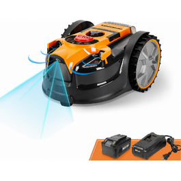 Робот-газонокосарка LawnMaster VBRM16 OcuMow для газонів до 100 м², самохідний, бездротовий, акумуляторний 24В 4.0Ah Li-Ion