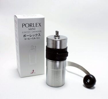 Портативна ручна кавомолка Porlex Mini з нержавіючої сталі