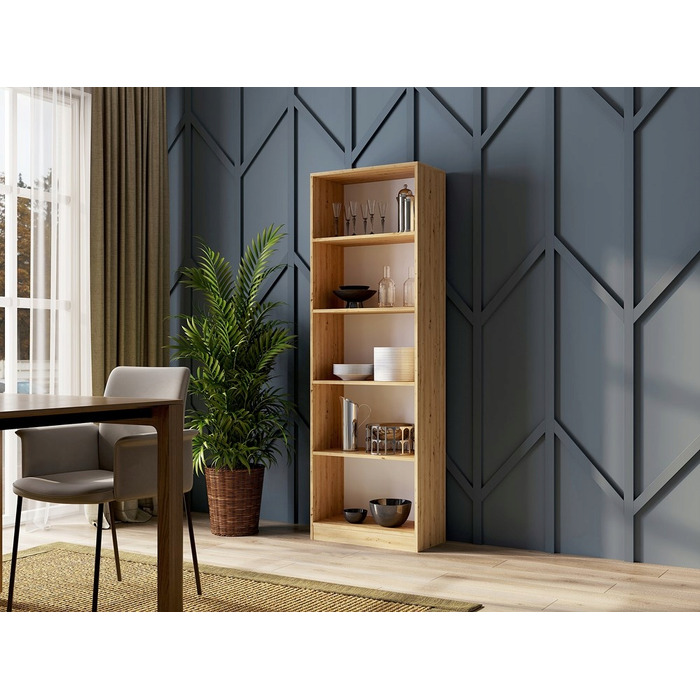 Стелаж TopEshop 60 x 30 x 182 см, дуб