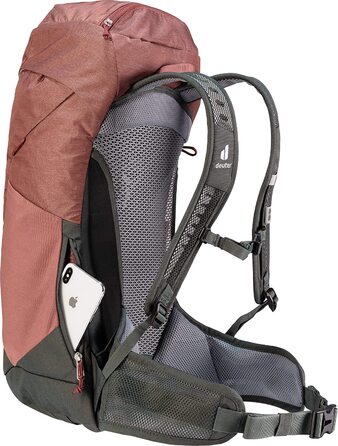 Рюкзак для туризму Deuter AC Lite 24, червоно-зелений, 24 л