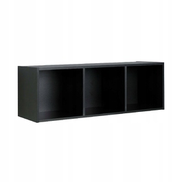 Стелаж Meble Domiko, 105,6 см x 36,6 см x 35 см, чорний