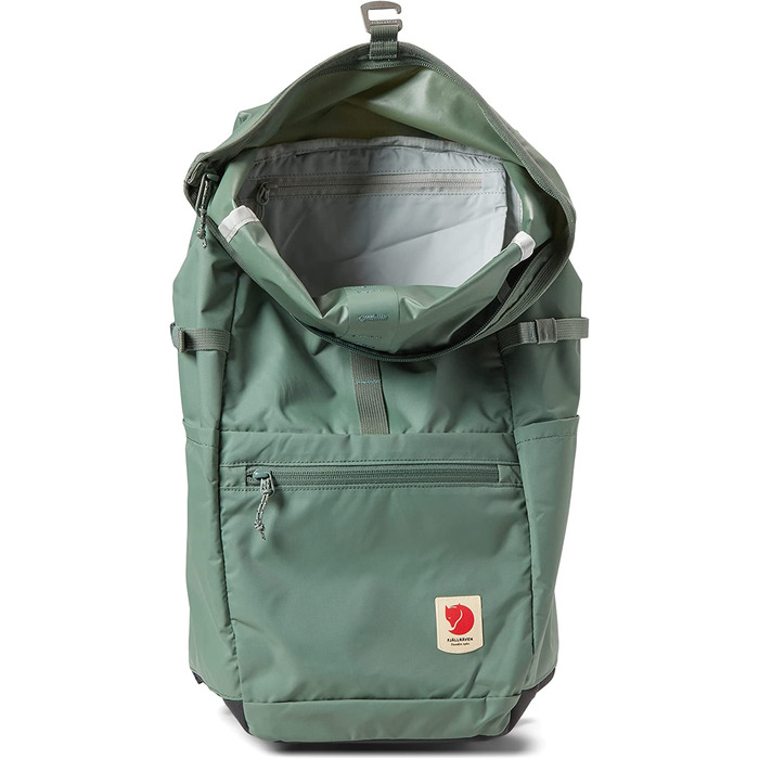 Рюкзак Fjällräven High Coast Foldsack 24 л, унісекс, зелений, міський туристичний месенджер