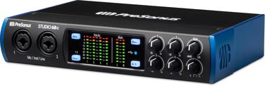 Аудіоінтерфейс PreSonus Studio 24c USB-C для запису, стрімінгу, подкастингу з програмним забезпеченням Studio One Artist та Ableton Live Lite