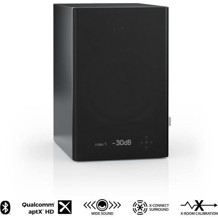 Nubert nuPro XS-4000 RC: Бездротові Hi-Fi колонки Bluetooth aptX HD (білі, пара). Активні поличні колонки 2.0