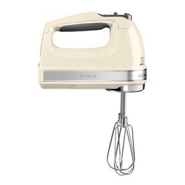 Міксер ручний KitchenAid 9 швидкостей, червоний (кремовий) з LED-дисплеєм та насадками