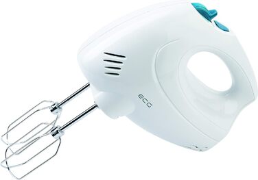 Міксер ECG RS 836, 175-250 Вт, 6 швидкостей, турбо, захист, 2 віночки, 2 гачки для тіста
