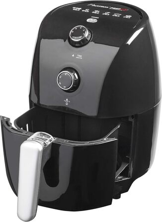 Фритюрниця Bestron AAF300 з гарячим повітрям, 1,5 л, 900 Вт, автоматичне вимкнення, технологія PrepAir, чорна