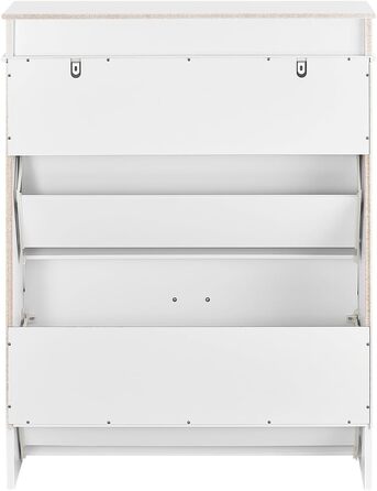 Шафа для взуття SoBuy з шухлядою та гачками, 8 пар, блакитна, MDF, 54x24x82 см – FSR78-B