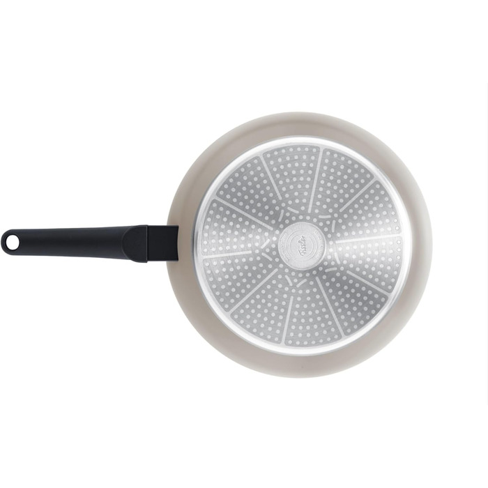 Набір керамічних сковорідок Fissler Ceratal Evo Classic 2 шт. (24 та 28 см), теплий сірий, без PFAS/PTFE, CookStar, Німеччина