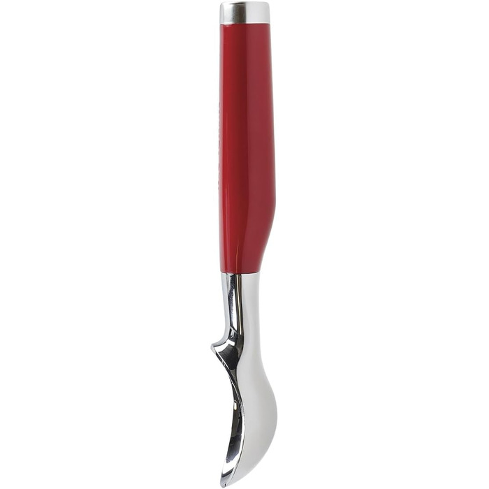 Ложка для морозива KitchenAid Eisportionierer, червона (Empire Red), нержавіюча сталь, для тіста, для мийки посуду