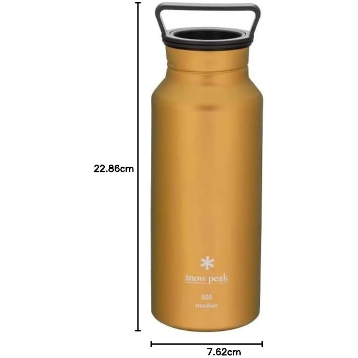 Фляга Snow Peak Titan Aurora 800 мл для кемпінгу, туризму та походів - легка та міцна